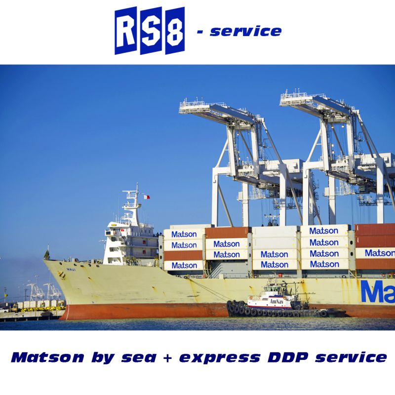 Matson RS8 by sea+express DDP service